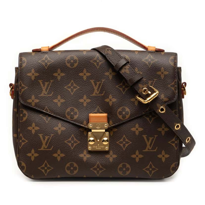 Louis Vuitton Monogram Pochette Metis Brown Very good condition - Front View