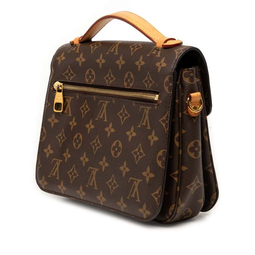 Louis Vuitton Monogram Pochette Metis Brown Very good condition - Back View