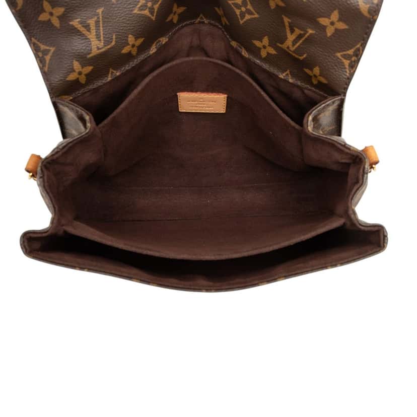 Louis Vuitton Monogram Pochette Metis Brown Very good condition - Model View