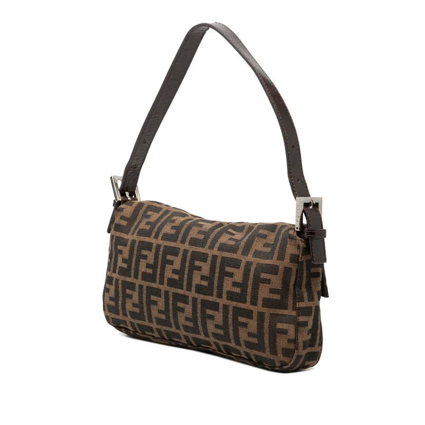 Fendi Zucca Canvas Baguette Brown Very good condition - Back View