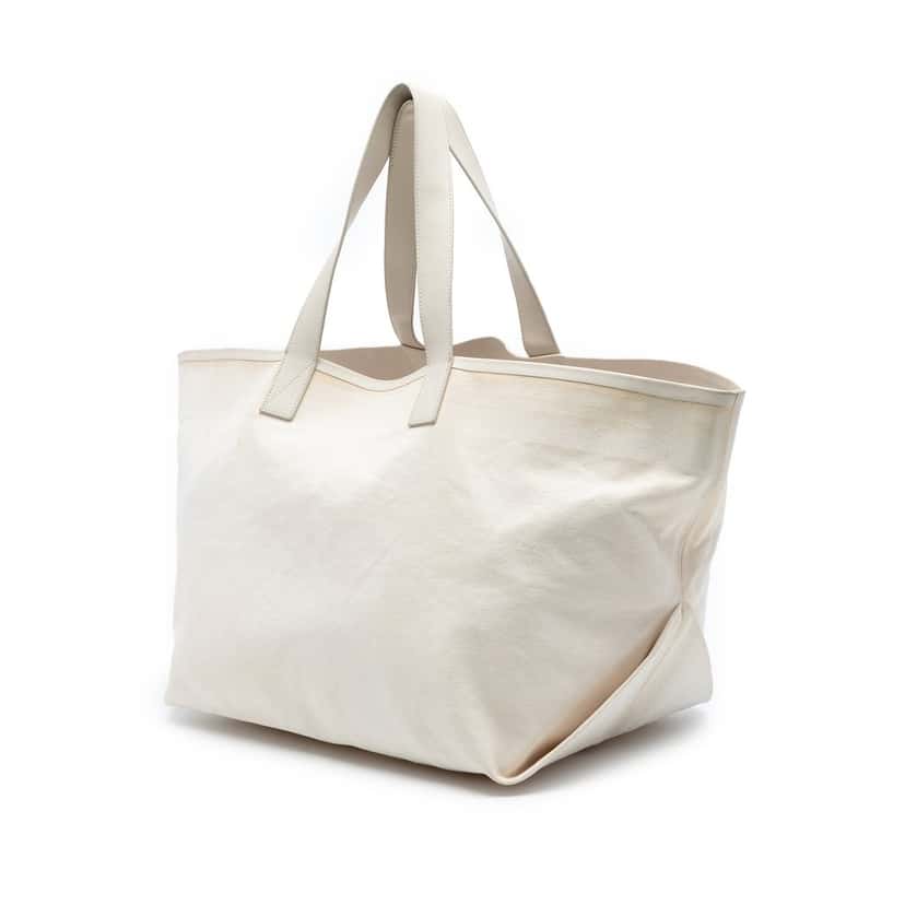 Celine Medium Canvas Made In Tote Brown Very good condition - Back View