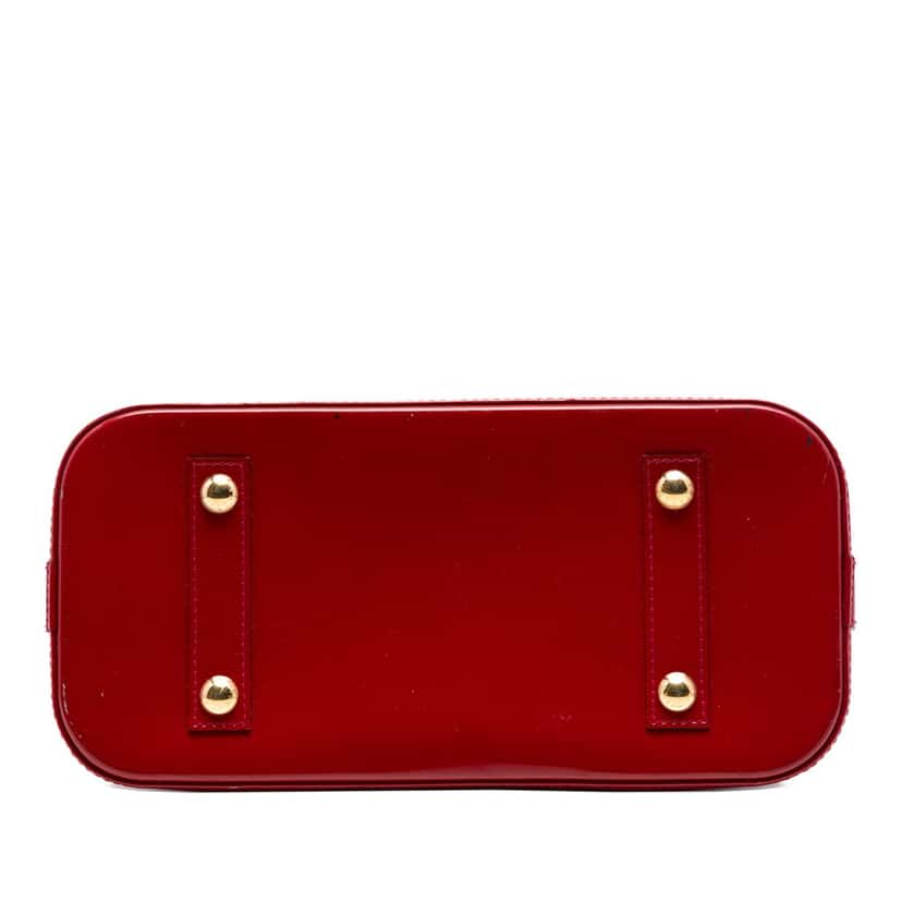 Louis Vuitton Monogram Vernis Alma PM Red Leather Very good condition - Inside View