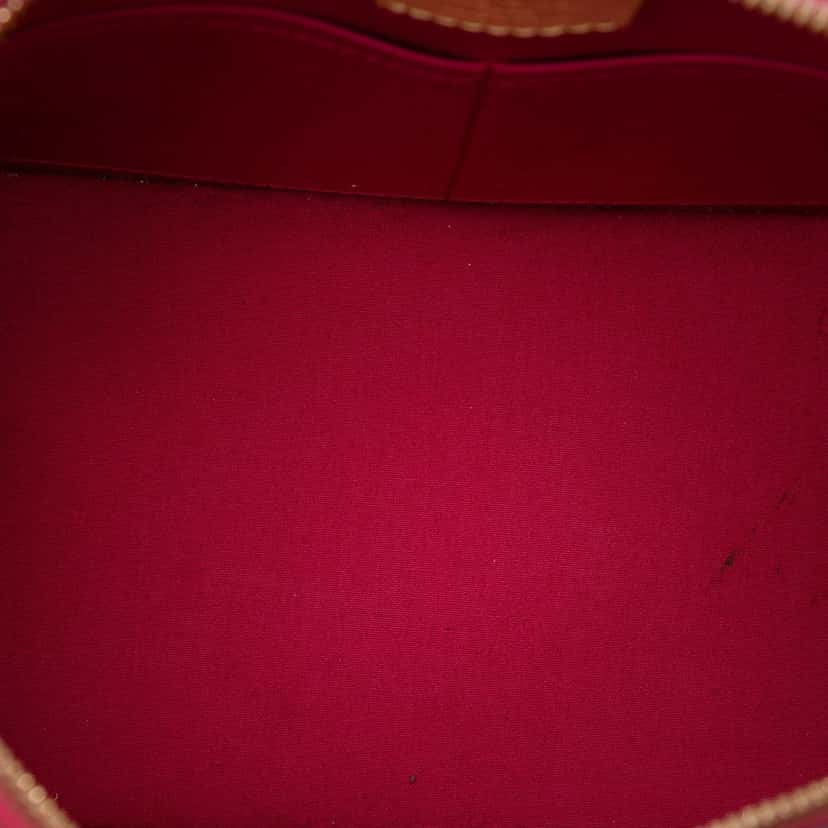 Louis Vuitton Monogram Vernis Alma PM Red Leather Very good condition - Model View