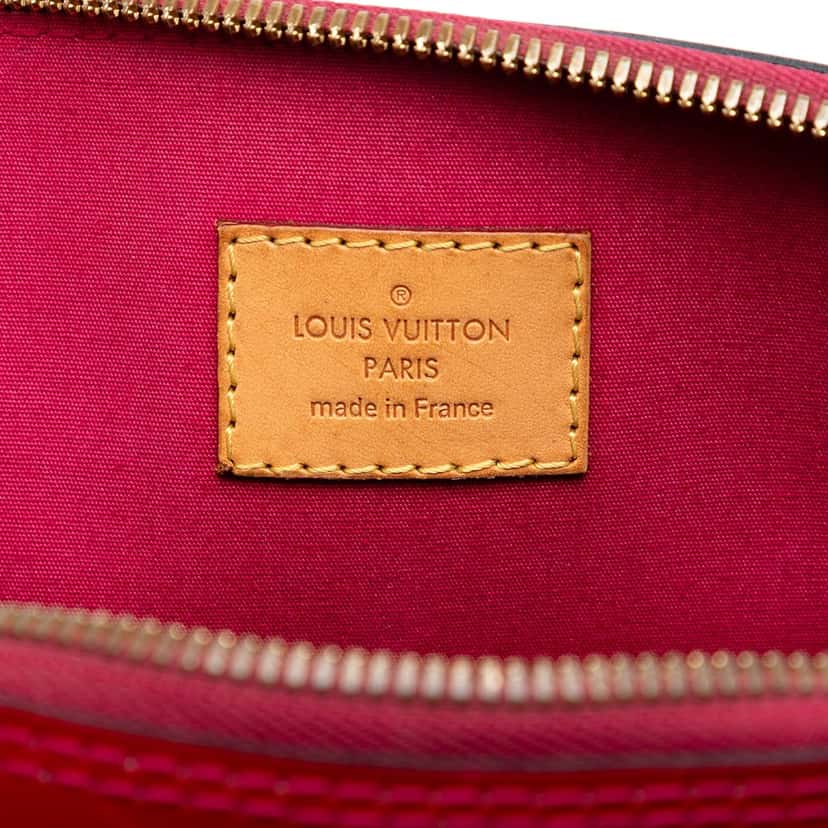 Louis Vuitton Monogram Vernis Alma PM Red Leather Very good condition - Box View