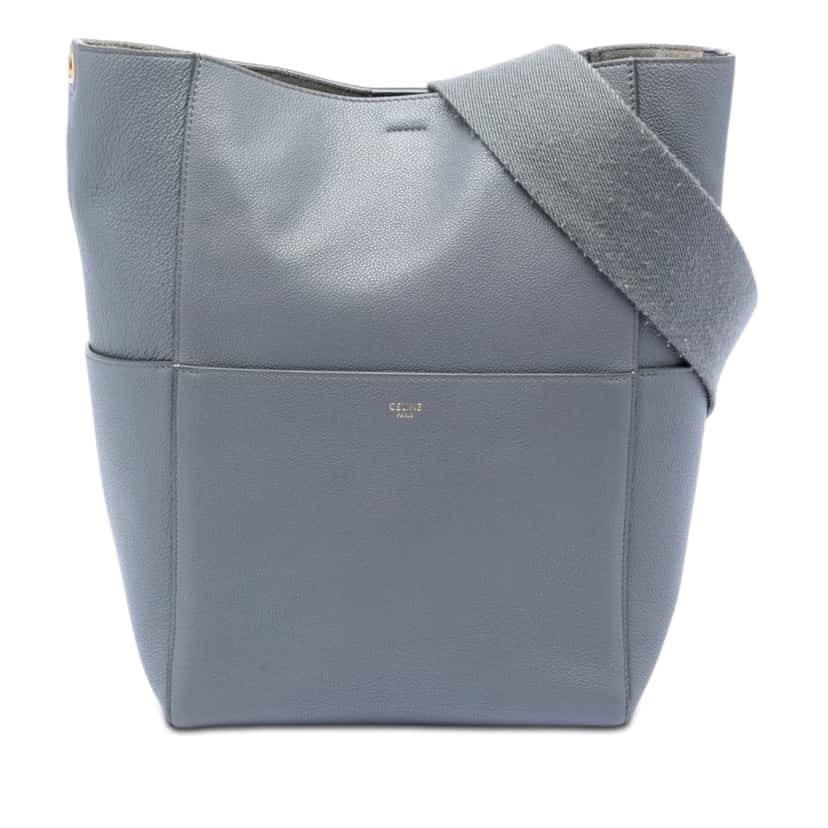 Celine Medium Leather Seau Sangle Bucket Bag Other Leather Very good condition - Front View
