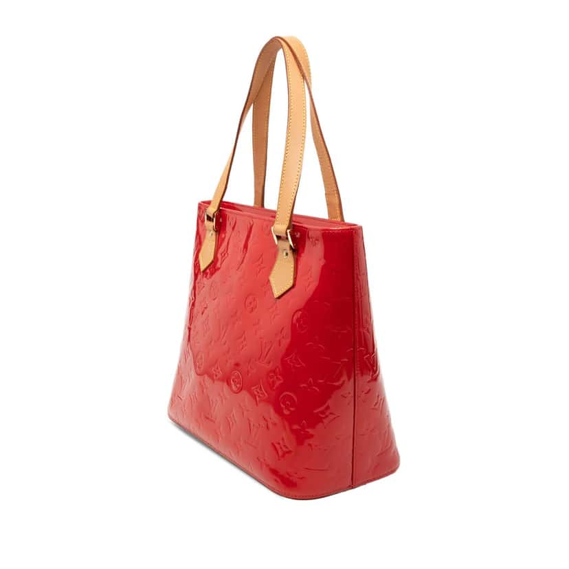 Louis Vuitton Monogram Vernis Houston Red Leather Very good condition - Back View