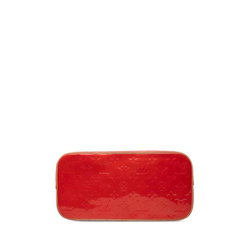 Louis Vuitton Monogram Vernis Houston Red Leather Very good condition - Inside View