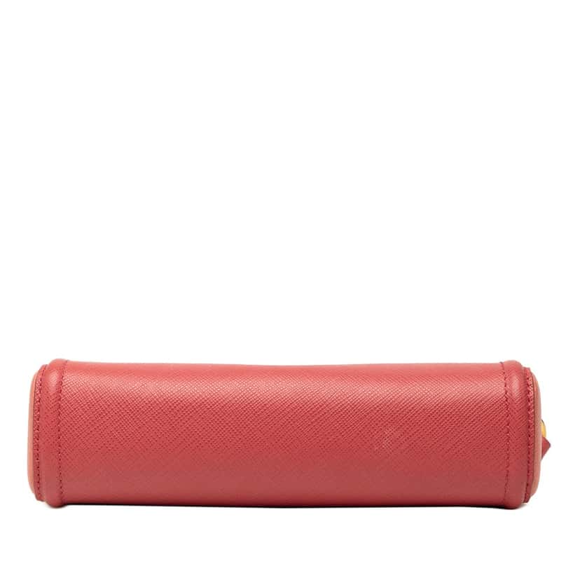 Prada Bicolor Saffiano Shoulder Bag Pink Leather Very good condition - Inside View