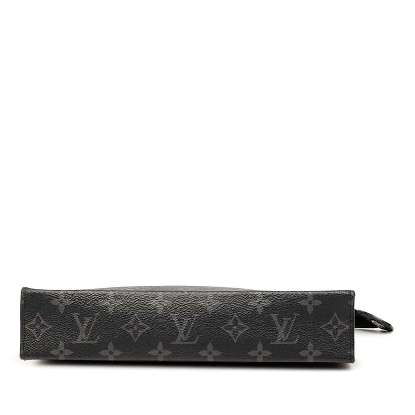 Louis Vuitton Monogram Eclipse Pochette Voyage MM Black Very good condition - Inside View