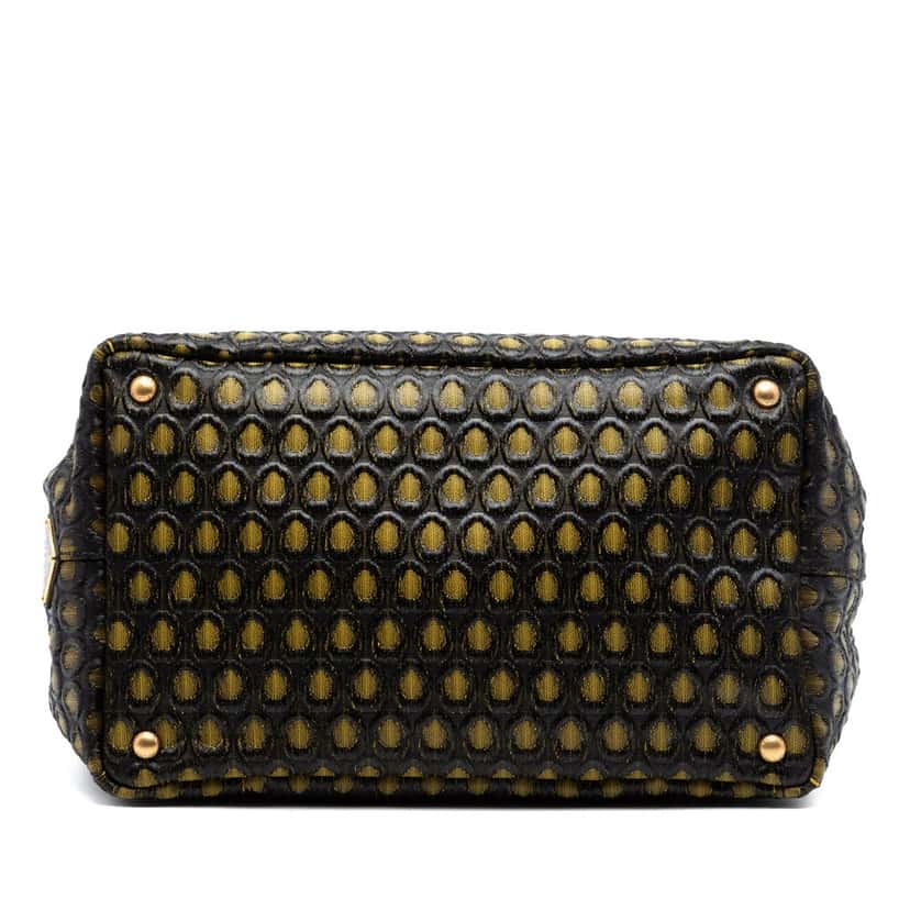 Prada Tessuto Broccato Canapa Tote Gold Very good condition - Inside View