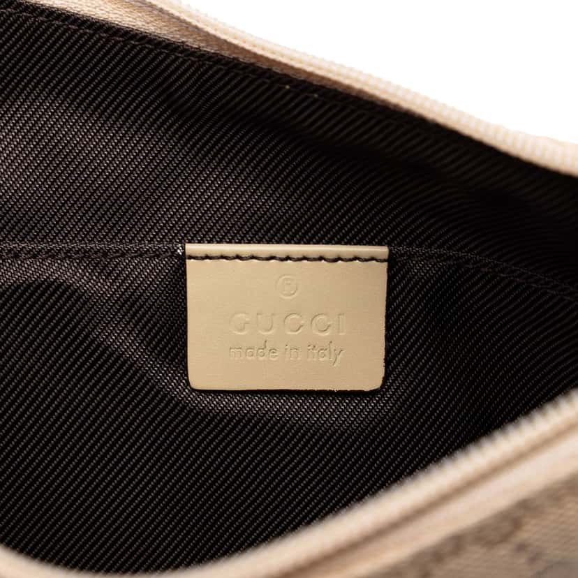 Gucci GG Canvas Shoulder Bag Beige Very good condition - Box View