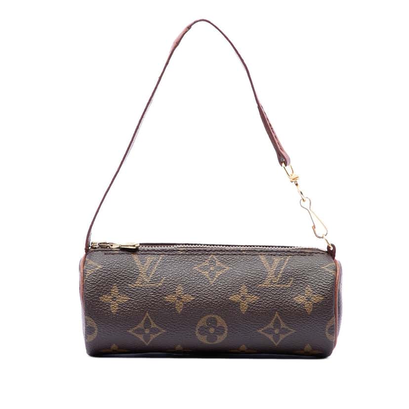 Louis Vuitton Monogram Papillon Pochette Brown Very good condition - Front View