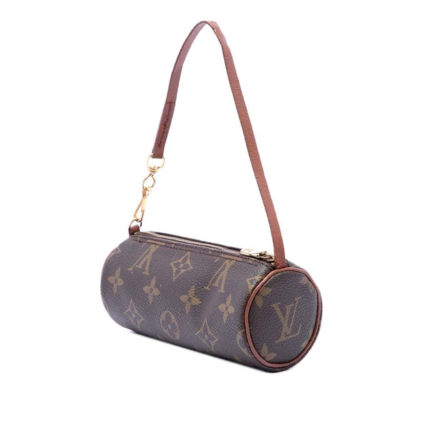 Louis Vuitton Monogram Papillon Pochette Brown Very good condition - Back View