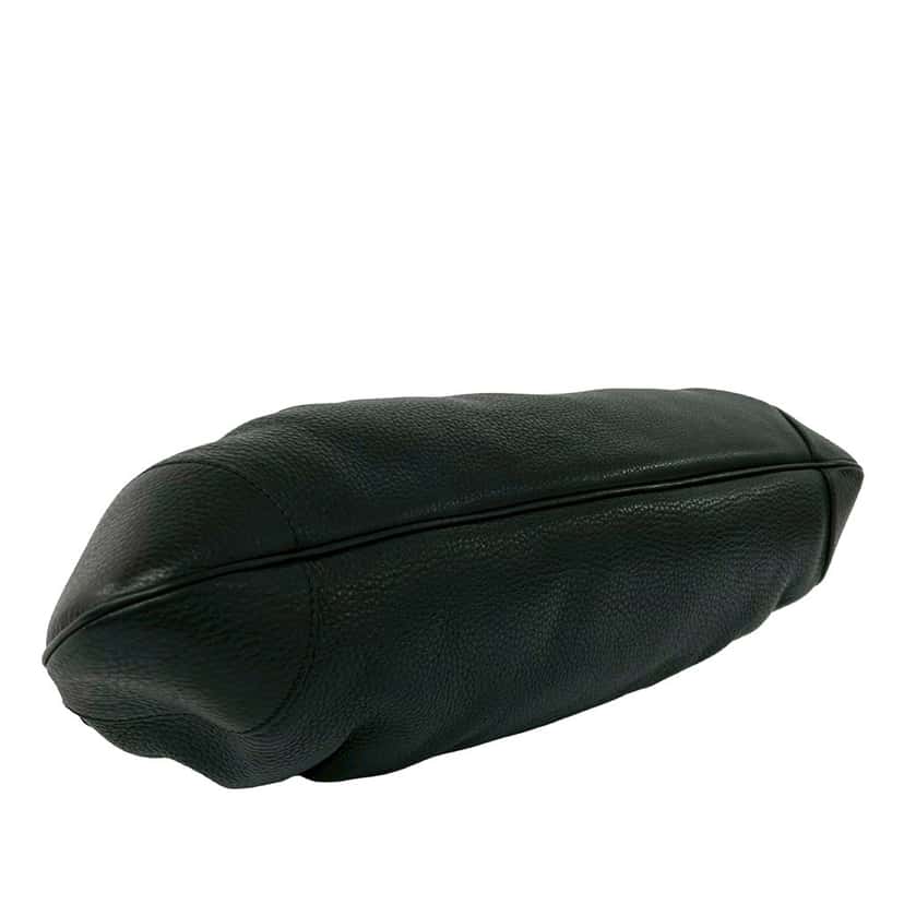 Ferragamo Leather Gancini Marisa Handbag Black Leather Very good condition - Inside View