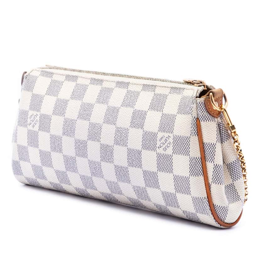 Louis Vuitton Damier Azur Eva White Very good condition - Back View
