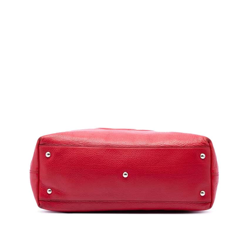 Gucci Large Leather Soho Working Tote Red Leather Very good condition - Inside View