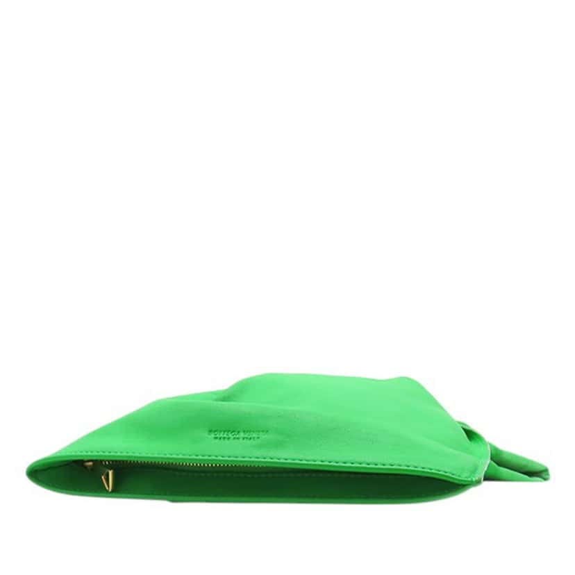 Bottega Veneta MIni Nappa The Twist Handbag Green Leather Very good condition - Inside View