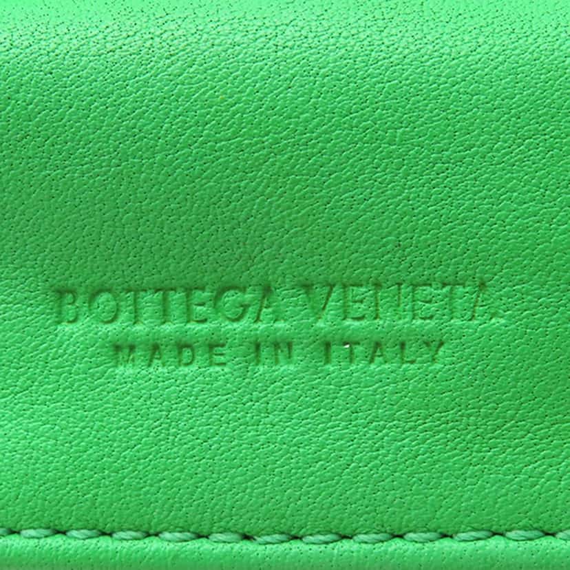 Bottega Veneta MIni Nappa The Twist Handbag Green Leather Very good condition - Box View