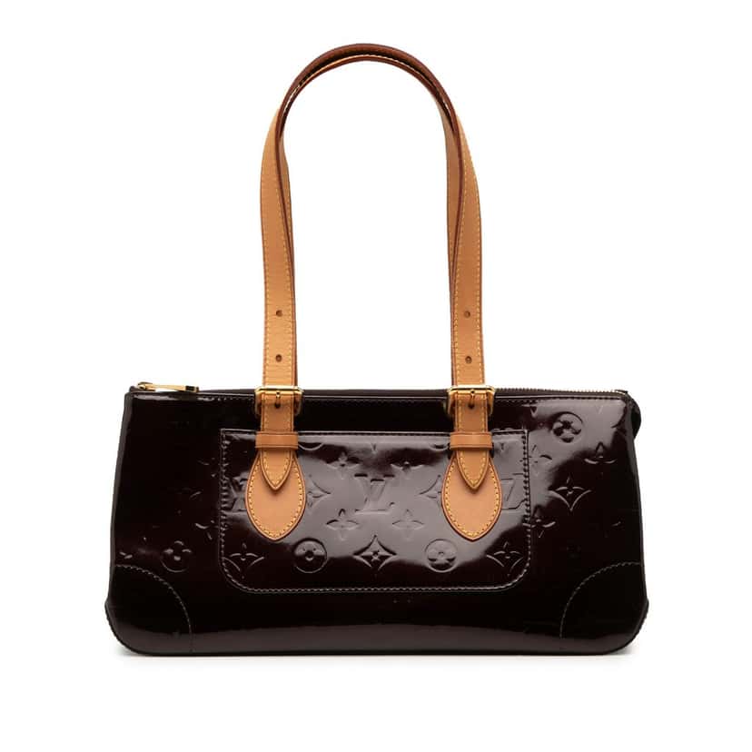 Louis Vuitton Monogram Vernis Rosewood Avenue Purple Leather Good condition - Front View