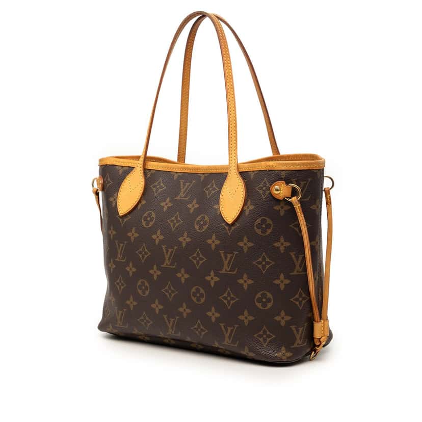 Louis Vuitton Monogram Neverfull PM Brown Good condition - Back View