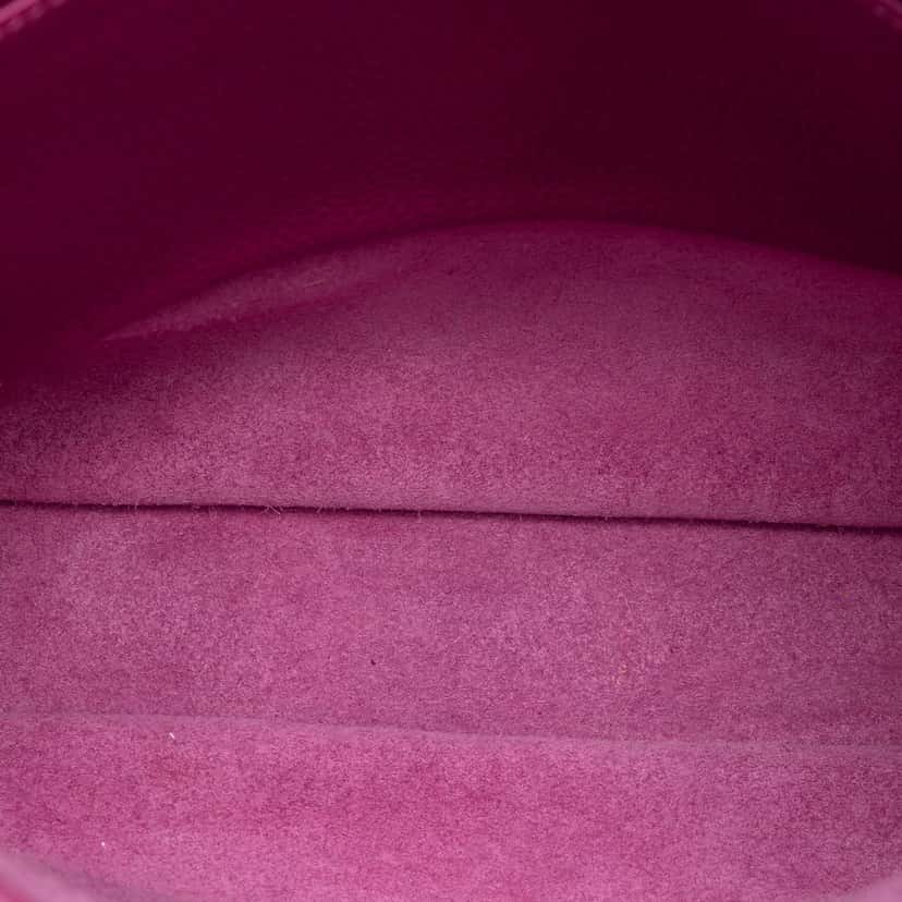 Hermès Clemence Evelyne I PM Purple Leather Very good condition - Model View