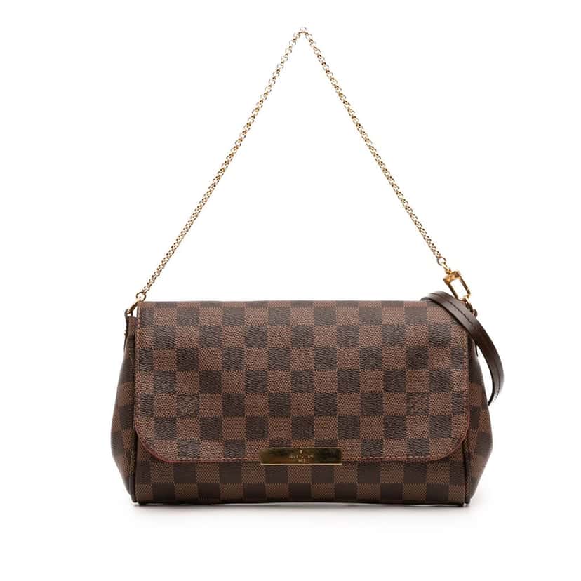 Louis Vuitton Damier Ebene Favorite MM Brown Very good condition - Front View