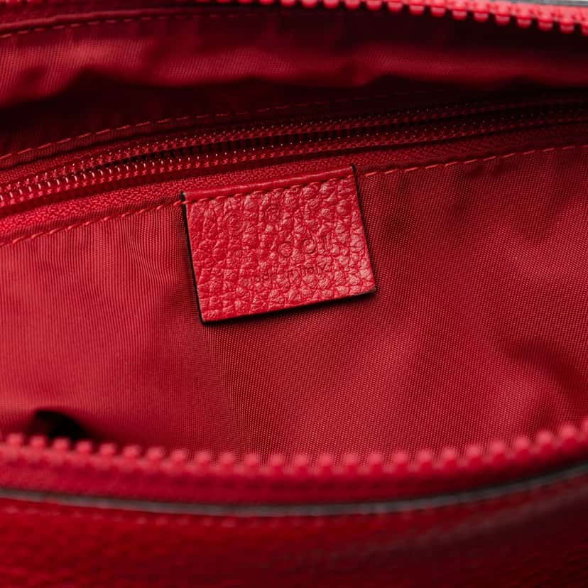 Gucci GG Nylon Flat Messenger Bag Red Very good condition - Box View