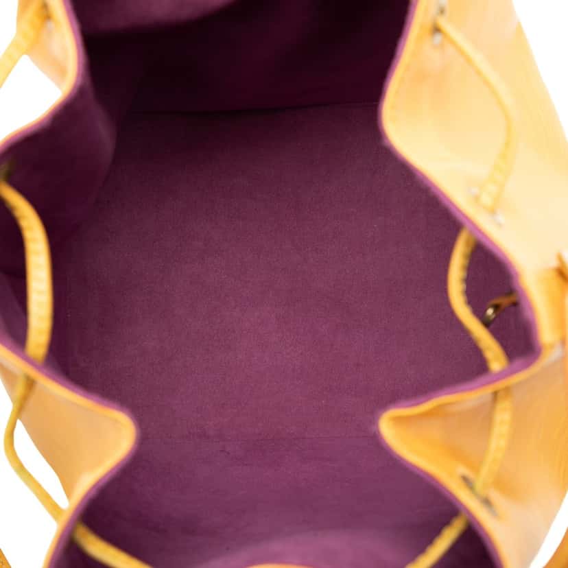 Louis Vuitton Epi Petit Noe Yellow Leather Very good condition - Model View