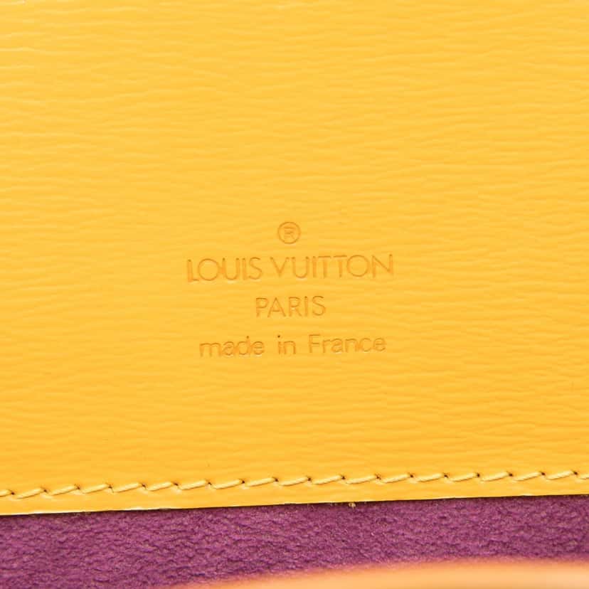 Louis Vuitton Epi Cluny Yellow Leather Very good condition - Box View