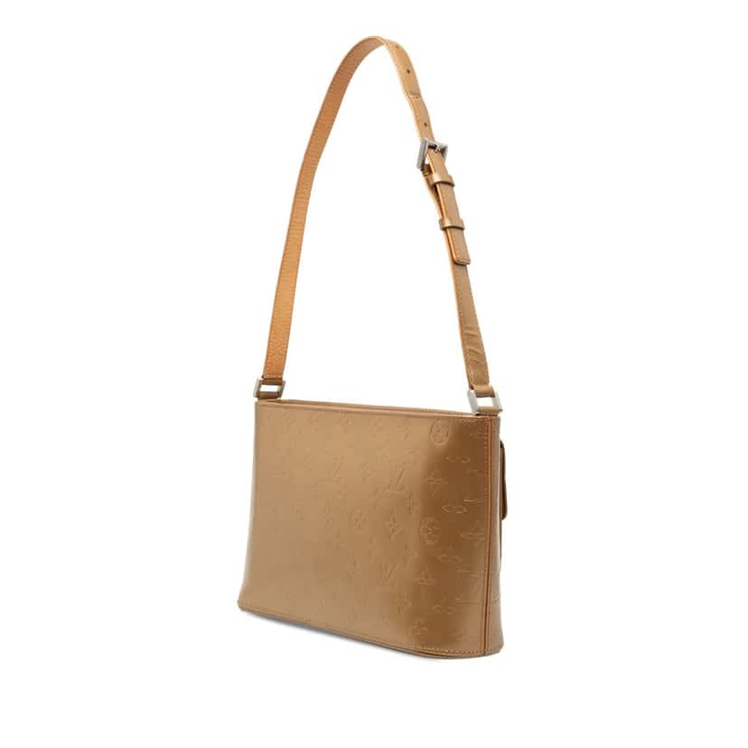 Louis Vuitton Monogram Mat Alston Gold Leather Very good condition - Back View
