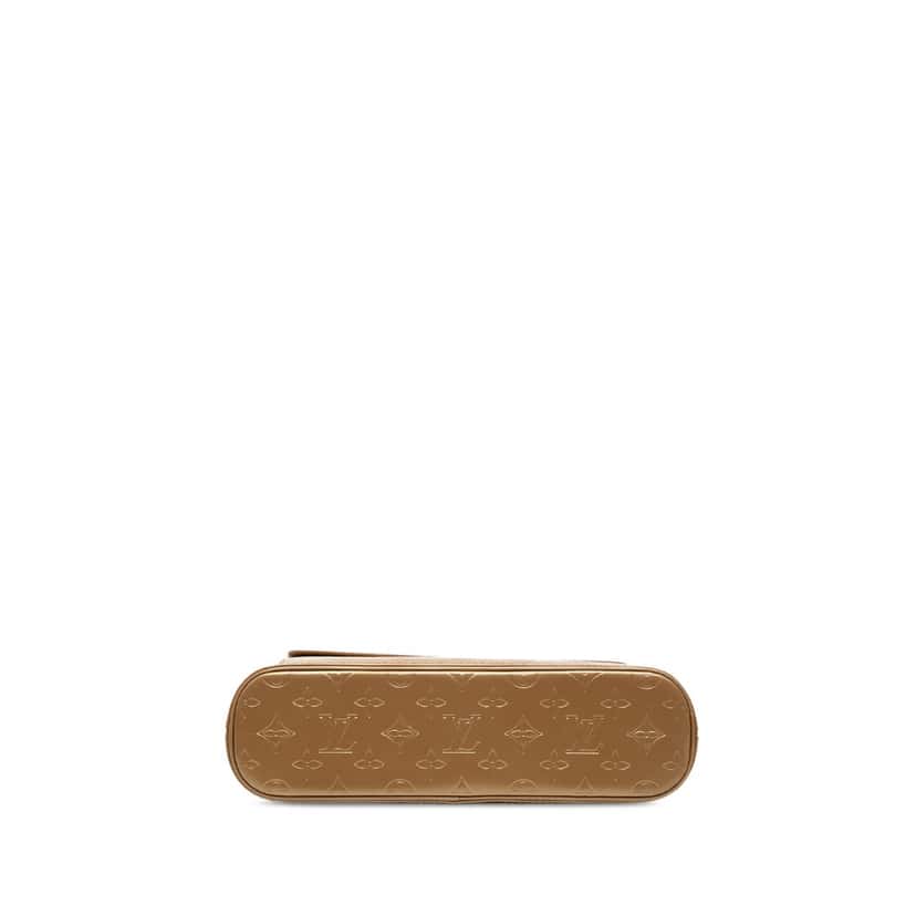 Louis Vuitton Monogram Mat Alston Gold Leather Very good condition - Inside View
