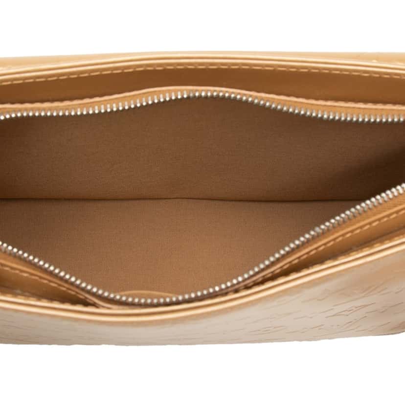 Louis Vuitton Monogram Mat Alston Gold Leather Very good condition - Model View