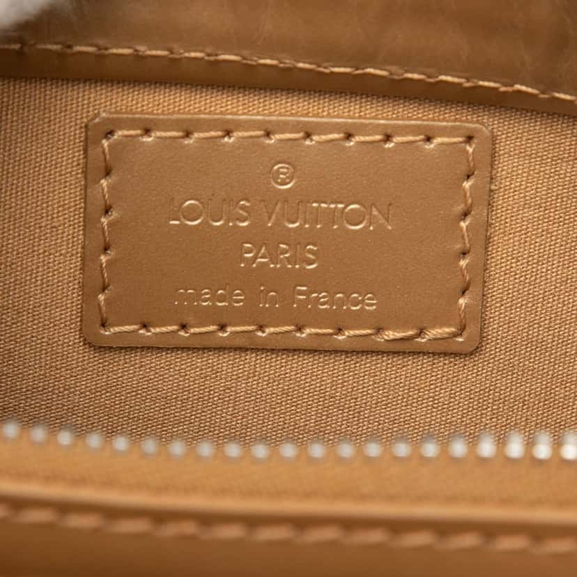 Louis Vuitton Monogram Mat Alston Gold Leather Very good condition - Box View