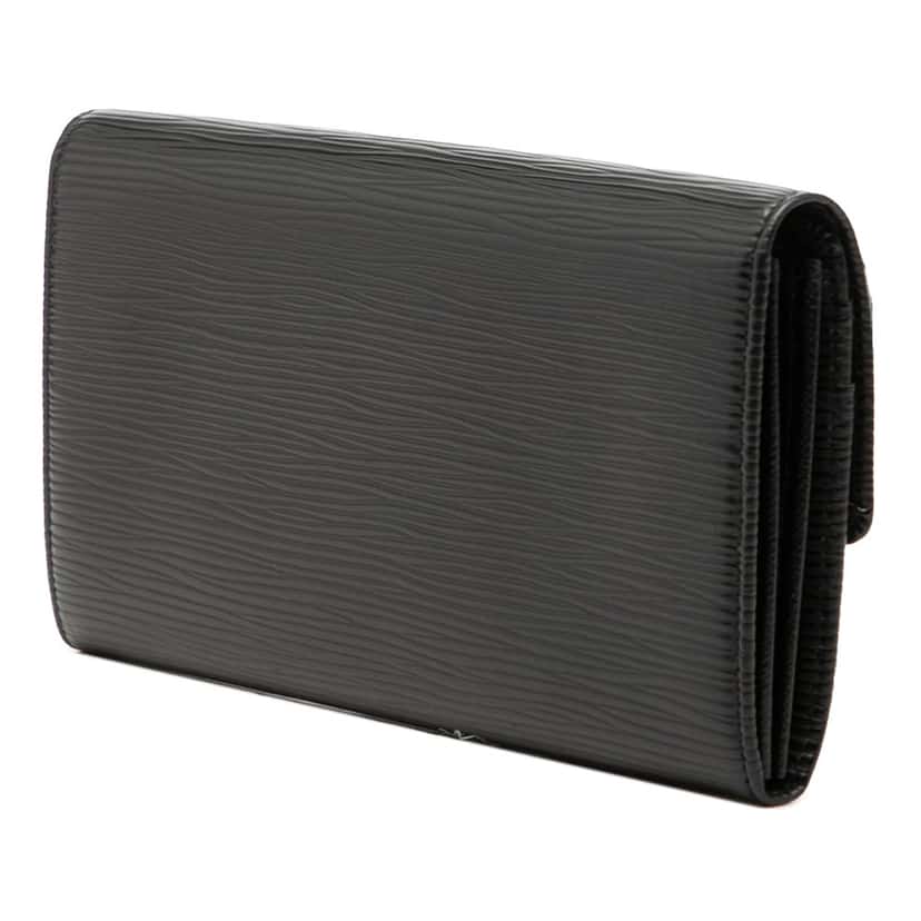 Louis Vuitton Epi Sarah Long Wallet Black Leather Very good condition - Back View