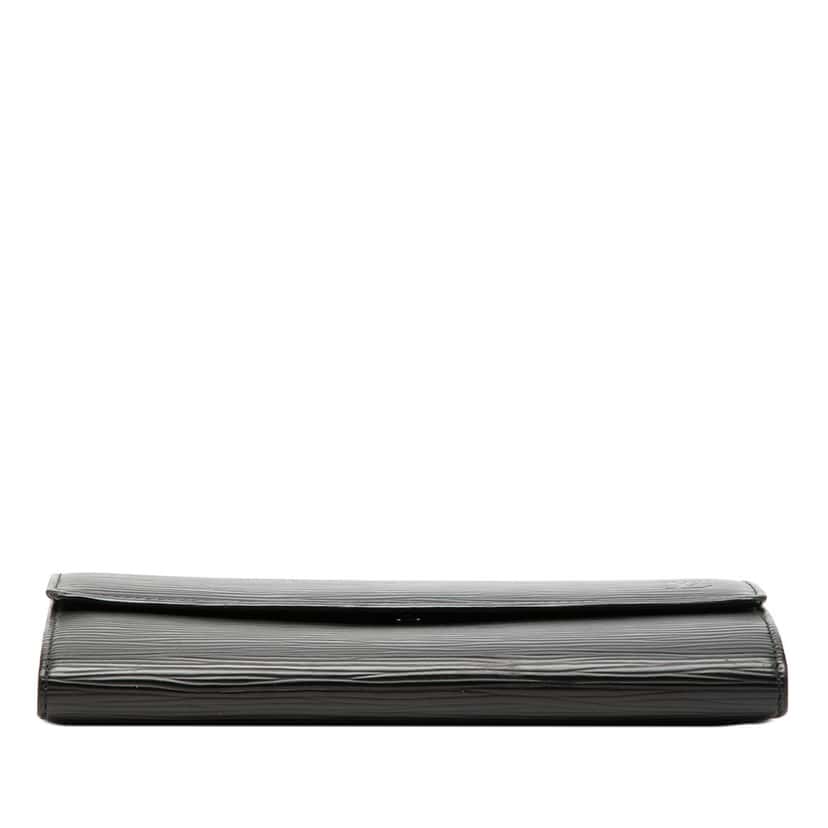 Louis Vuitton Epi Sarah Long Wallet Black Leather Very good condition - Inside View