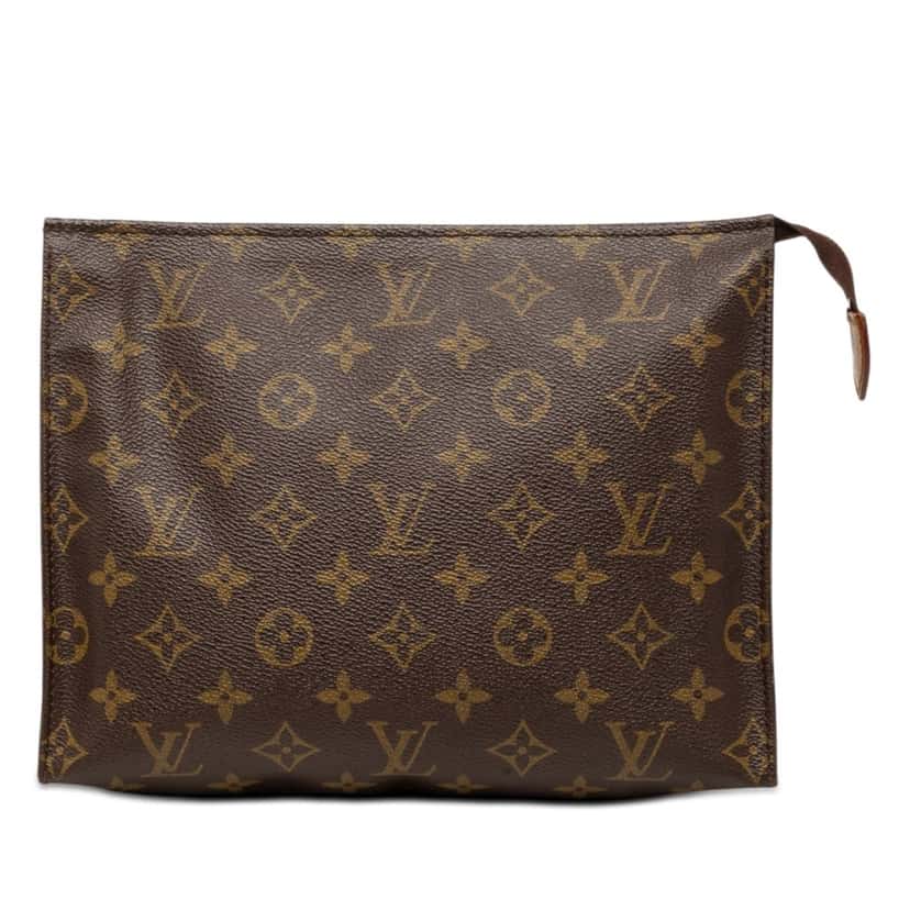 Louis Vuitton Monogram Toiletry Pouch 26 Brown Very good condition - Front View