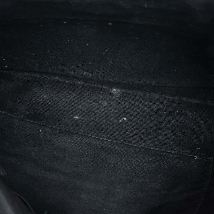 Balenciaga Lambskin Motocross Giant 12 Zip Around Flat Clutch Black Leather Very good condition - Model View