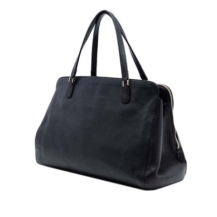 Gucci Leather Soho Convertible Tote Black Leather Very good condition - Back View