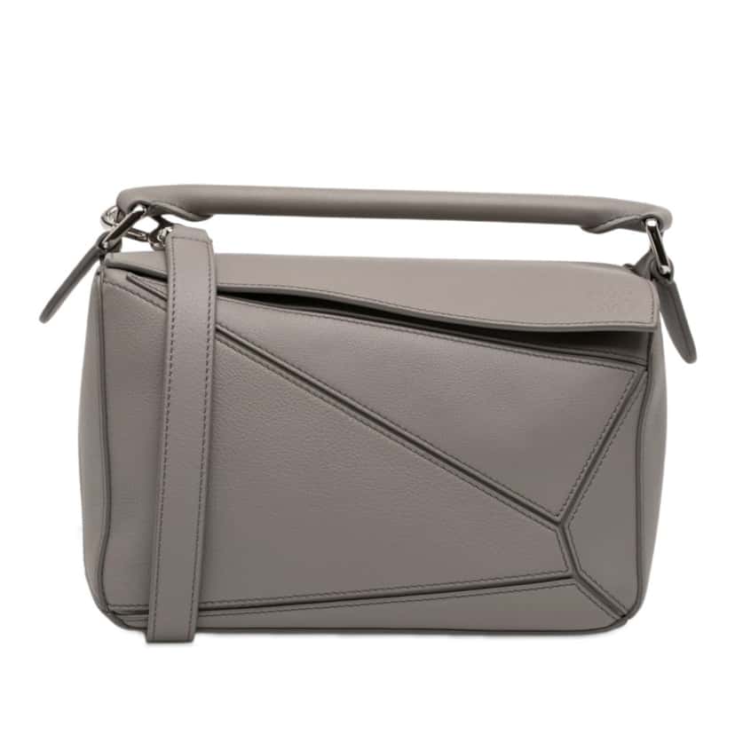 LOEWE Small Calfskin Puzzle Satchel Other Leather Very good condition - Front View