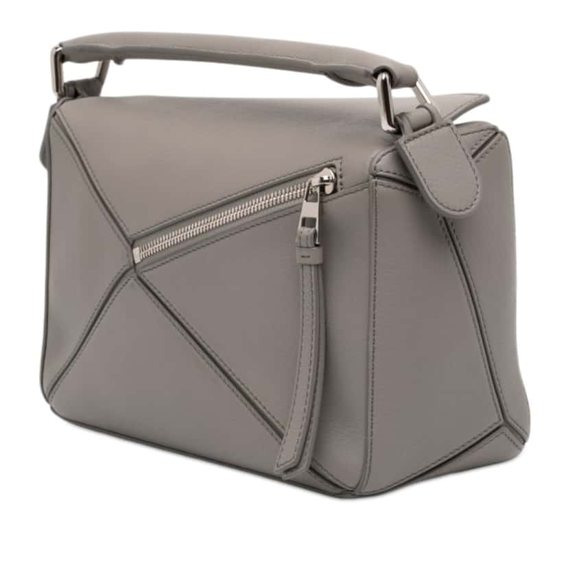 LOEWE Small Calfskin Puzzle Satchel Other Leather Very good condition - Back View