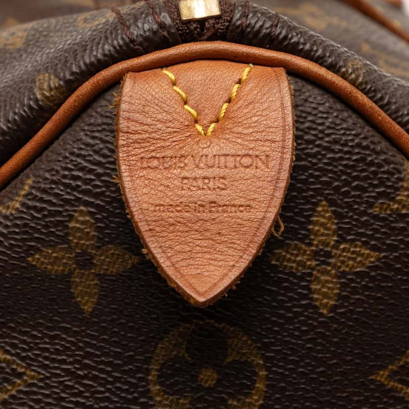 Louis Vuitton Monogram Speedy 35 Brown Good condition - Box View