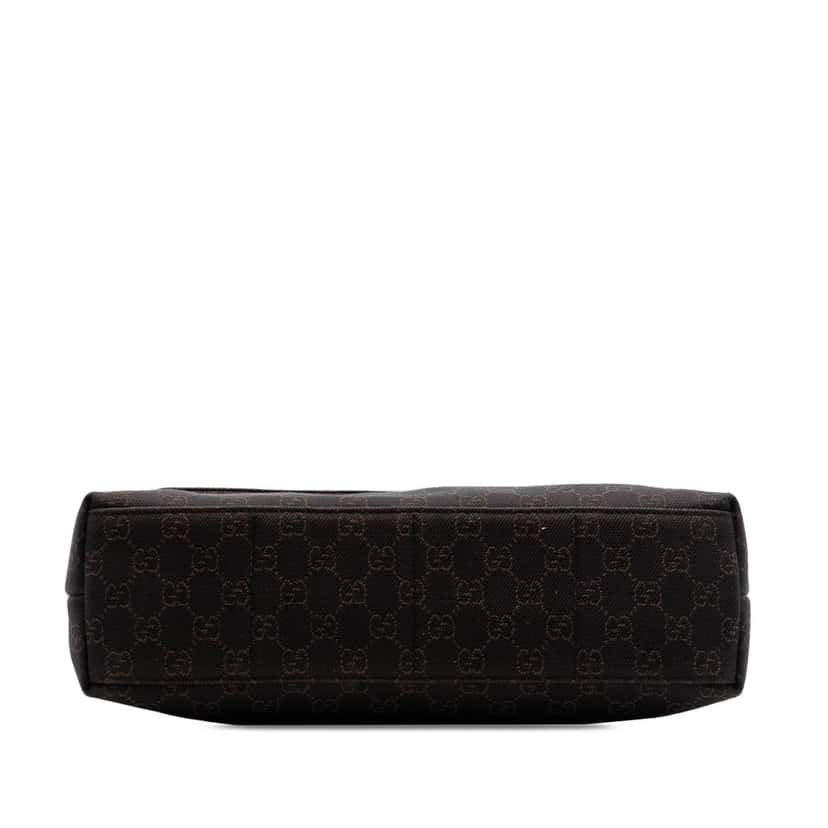 Gucci GG Denim Messenger Bag Brown Very good condition - Inside View