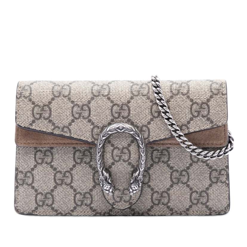 Gucci Mini GG Supreme Dionysus Crossbody Beige Very good condition - Front View
