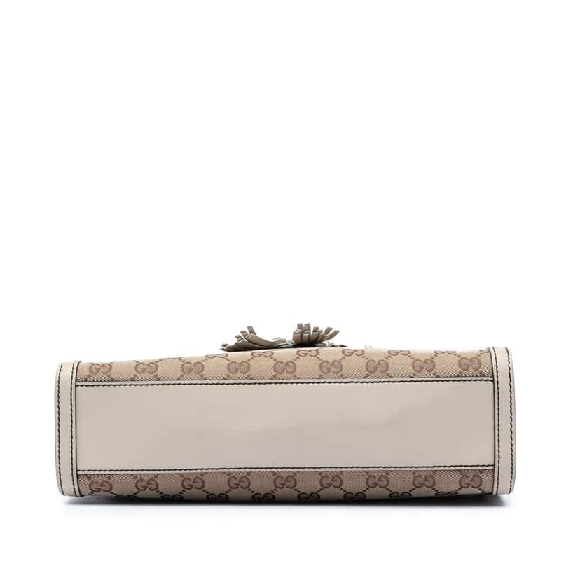 Gucci Medium GG Canvas Emily Shoulder Bag Beige Very good condition - Inside View