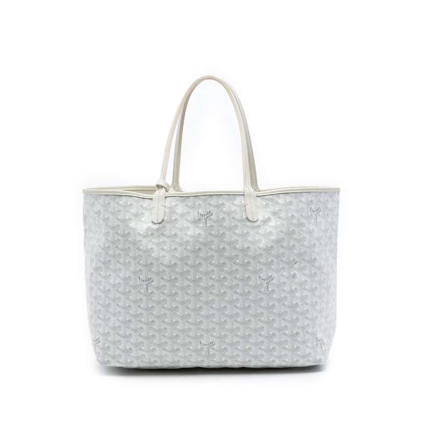 Goyard Goyardine Saint Louis PM White Very good condition - Front View
