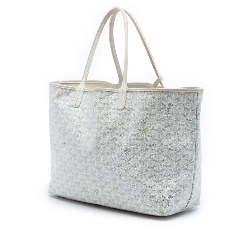 Goyard Goyardine Saint Louis PM White Very good condition - Back View