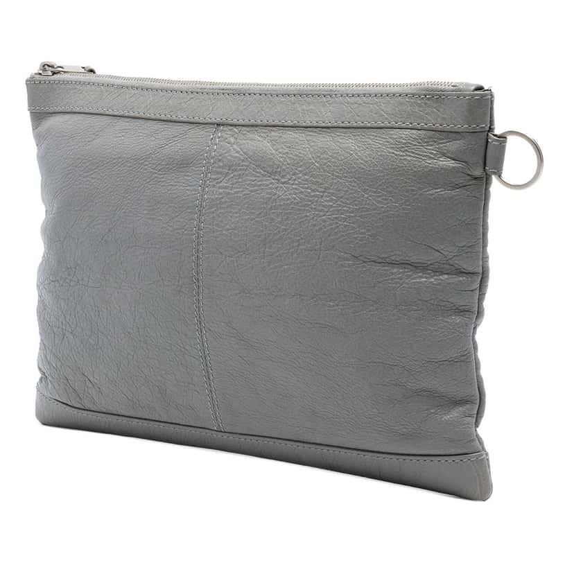 Balenciaga Lambskin Motocross Classic Clip M Clutch Other Leather Very good condition - Back View