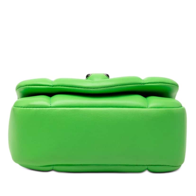 Bvlgari Ambush Nappa Serpenti Convertible Belt Bag Green Leather Very good condition - Inside View
