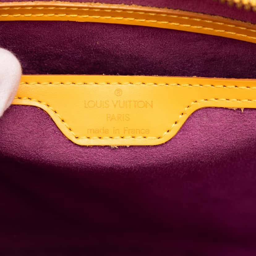 Louis Vuitton Epi Saint Jacques PM Short Strap Yellow Leather Very good condition - Box View