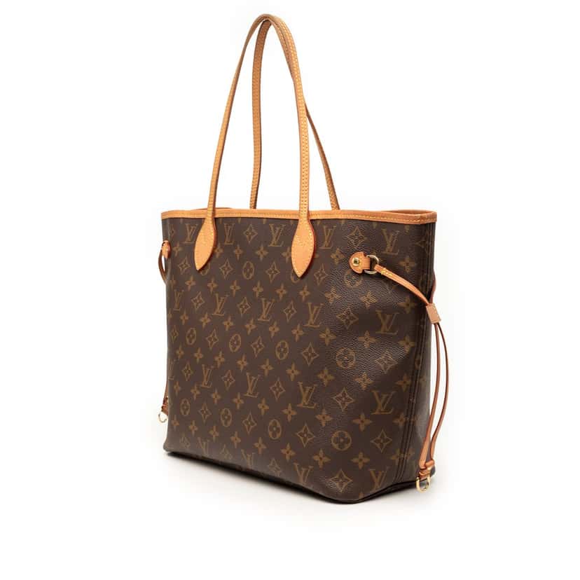 Louis Vuitton Monogram Neverfull MM Brown Very good condition - Back View